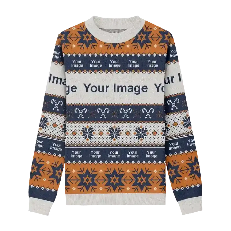 Golden Snowbeam Stars Sweater