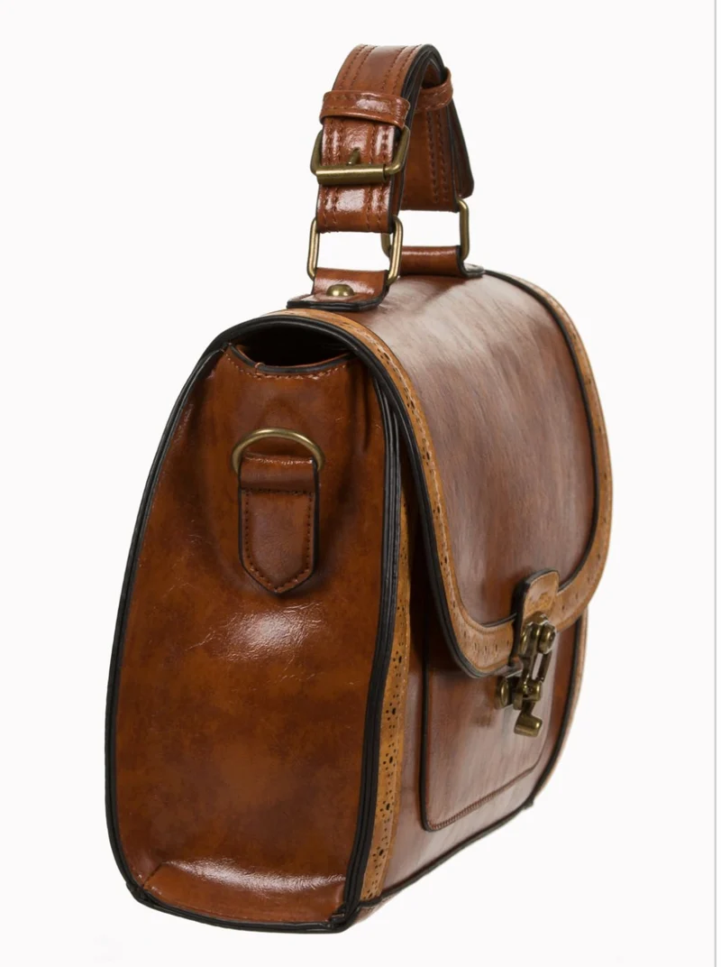 Vintage Handtasche Stevie, Camel