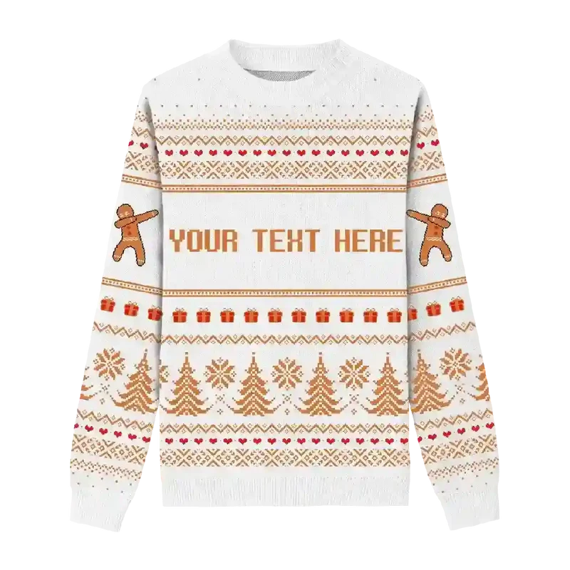 Gingerbread Cheer Christmas Sweater