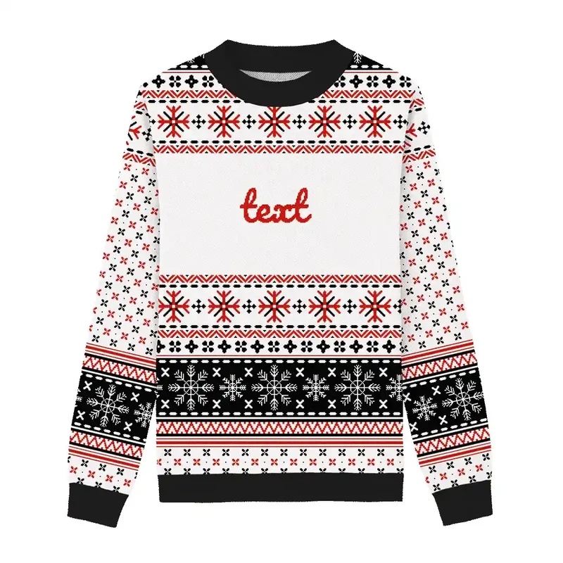 Alpine Frost Snowflakes Christmas Sweater