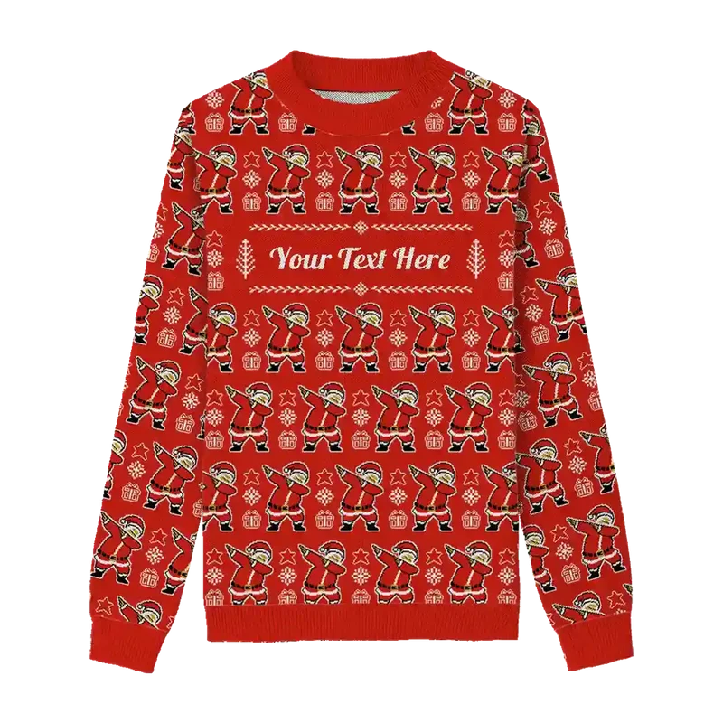 Jolly Santa Christmas Sweater
