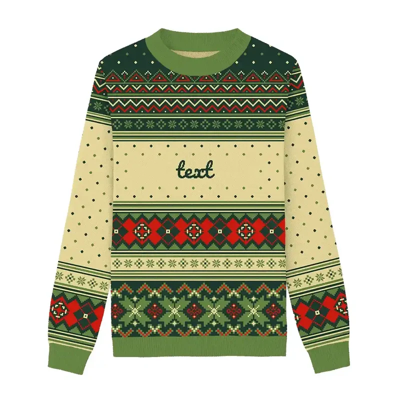 Holiday Luxe Ribbons Christmas Sweater