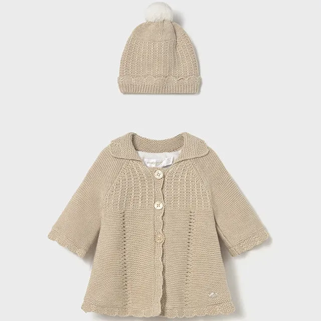 MAYORAL - Baby Girls Coat with Hat