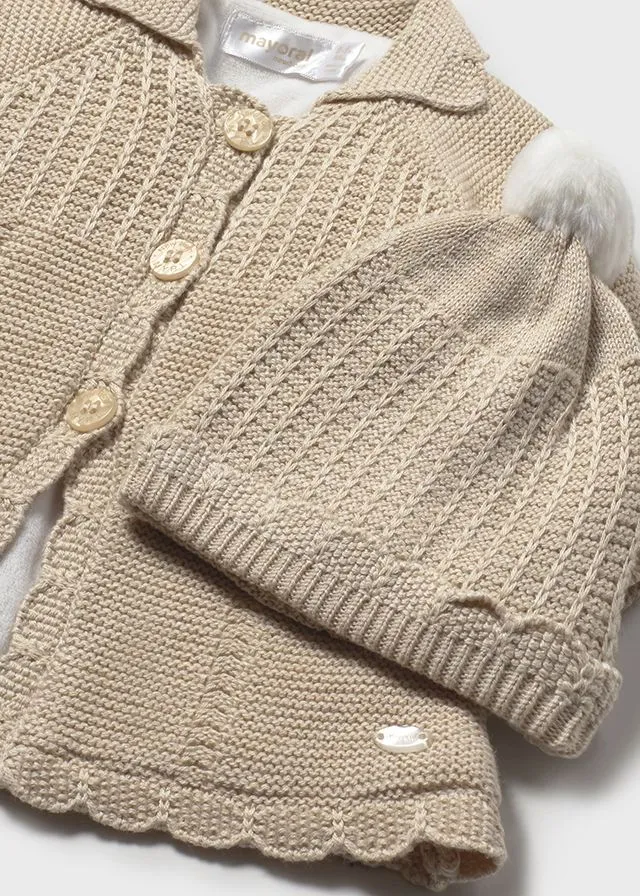 MAYORAL - Baby Girls Coat with Hat