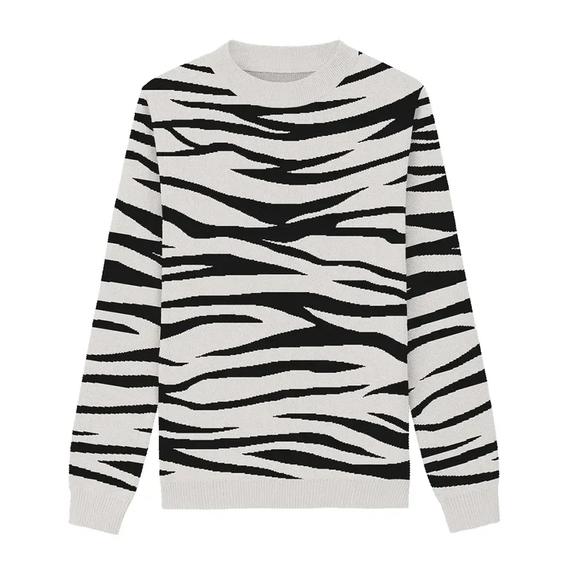 Striped Ivory Tiger Sweater