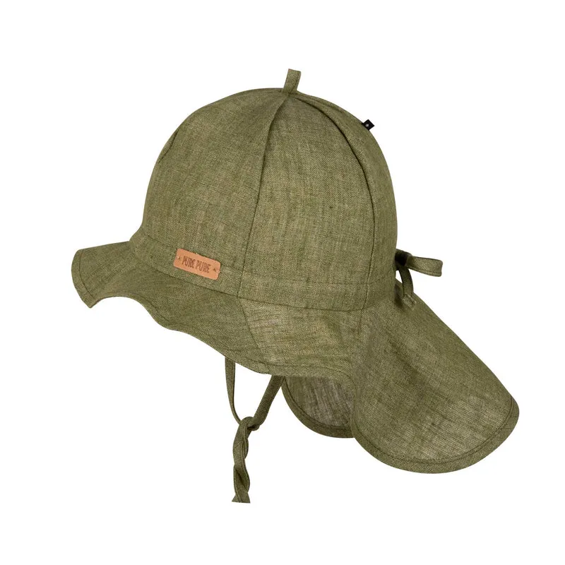 Pure Pure - Mini sun hat with neck protection