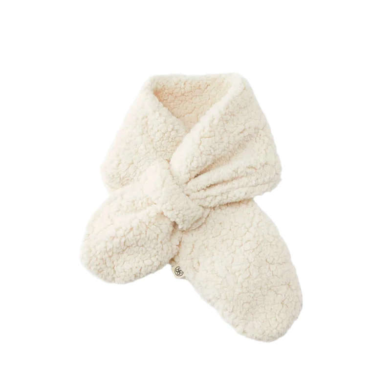 CLOBY - Teddy Scarf Off-White