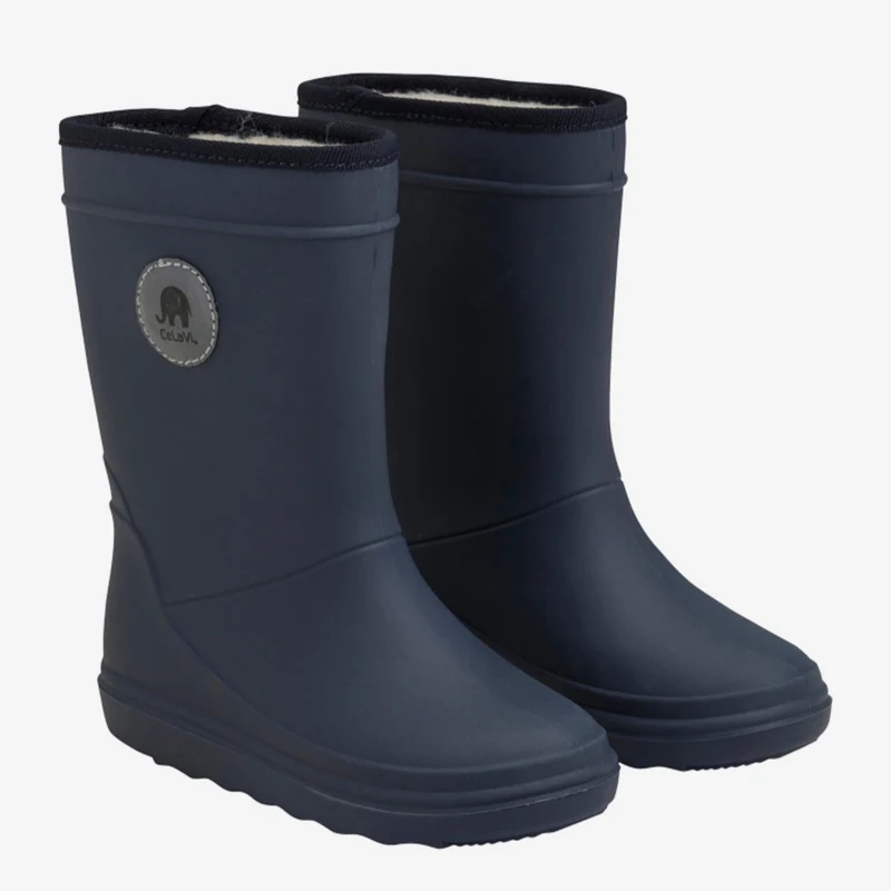 CELAVI - Thermal rain boots Blue Night
