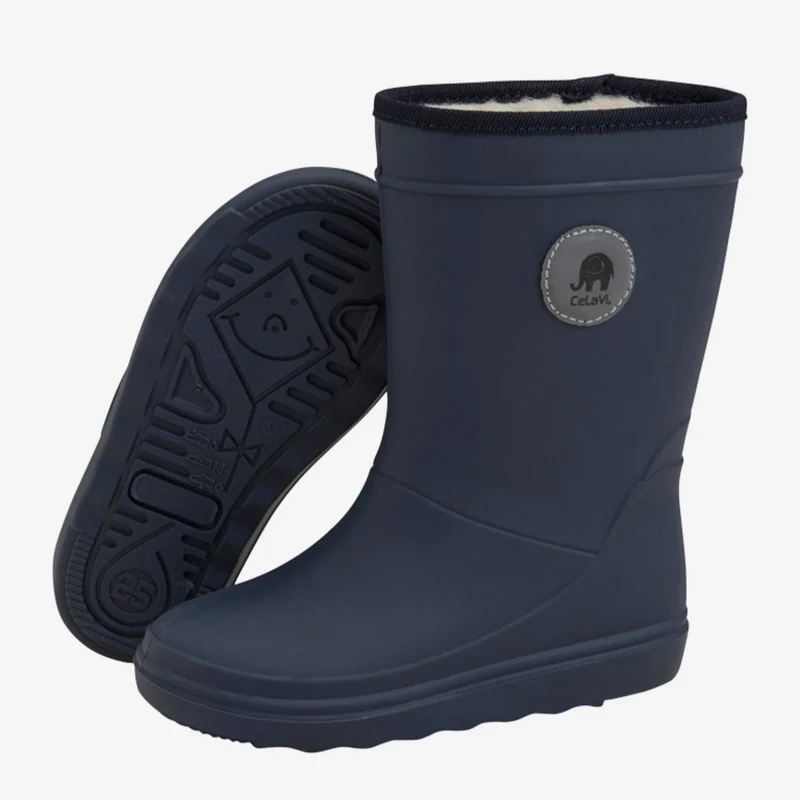 CELAVI - Thermal rain boots Blue Night
