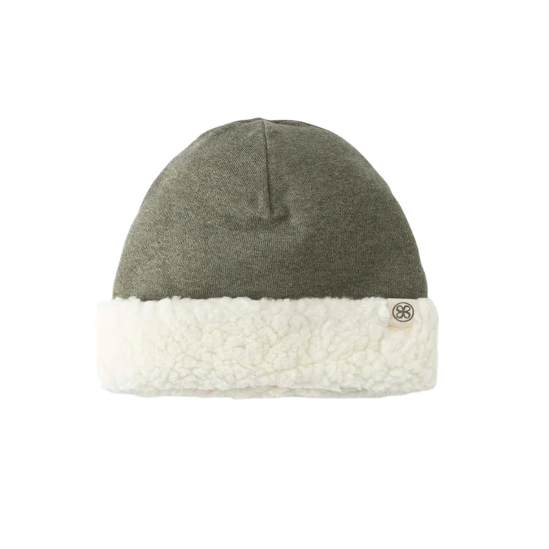CLOBY - Teddy Beanie Reversible Forest Green