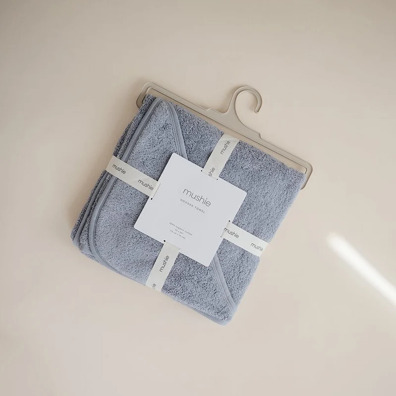 MUSHIE - Baby hooded towel Tradewinds