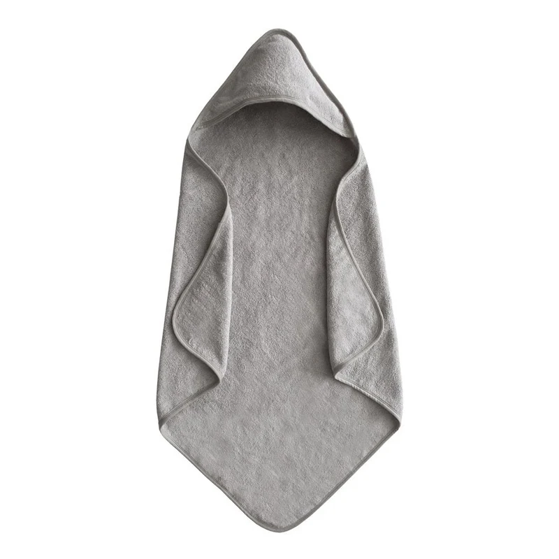 MUSHIE - Baby Hooded Towel Gray