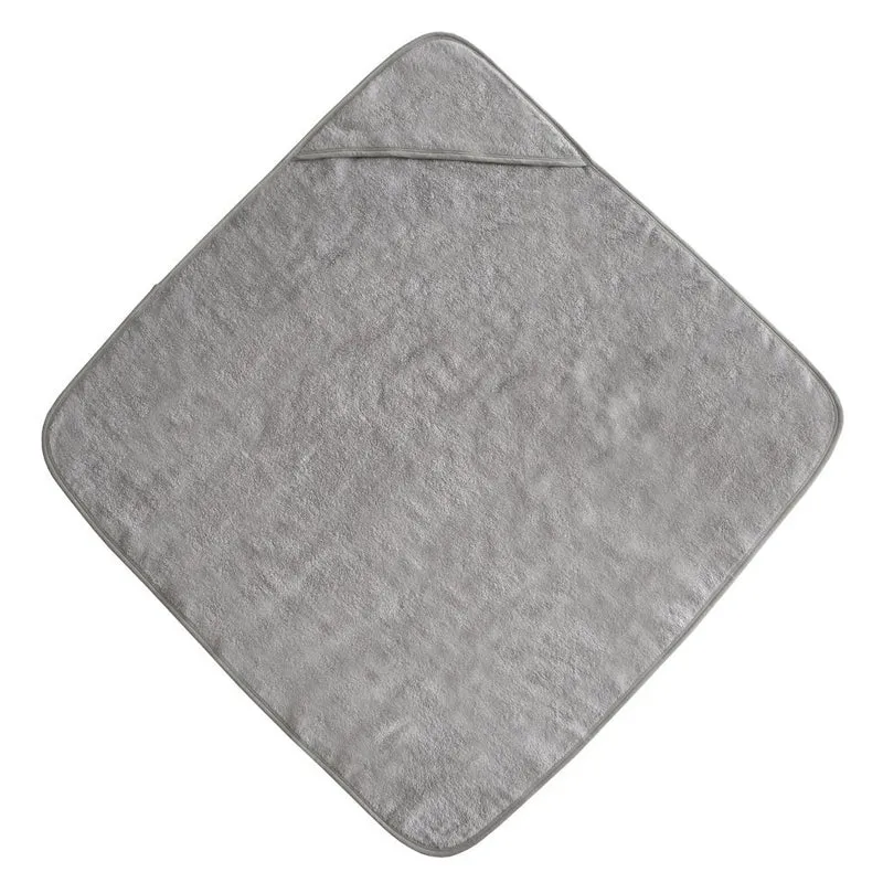 MUSHIE - Baby Hooded Towel Gray