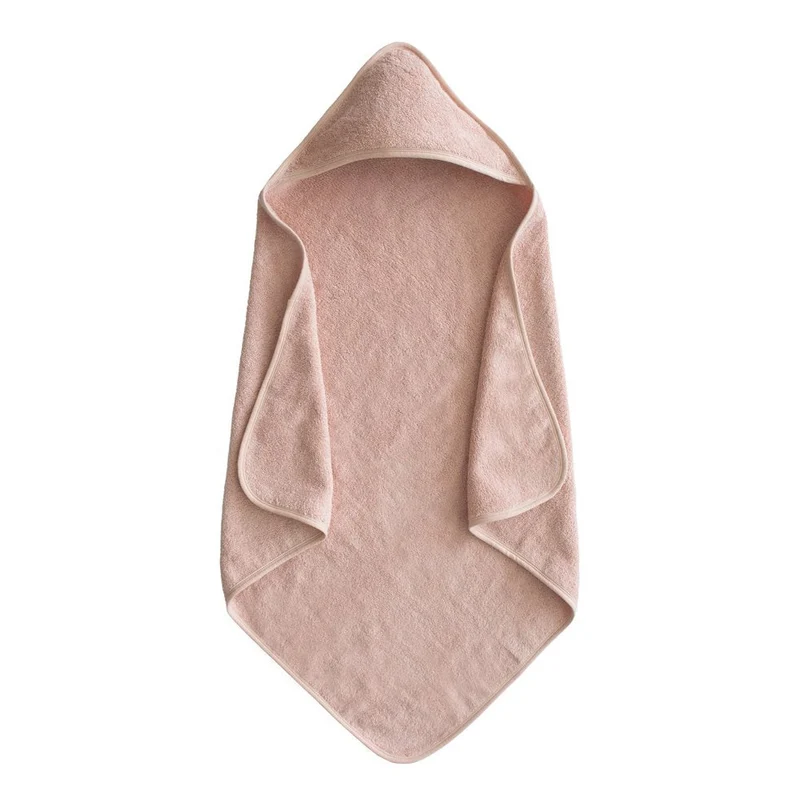 MUSHIE - Baby hooded towel Blush