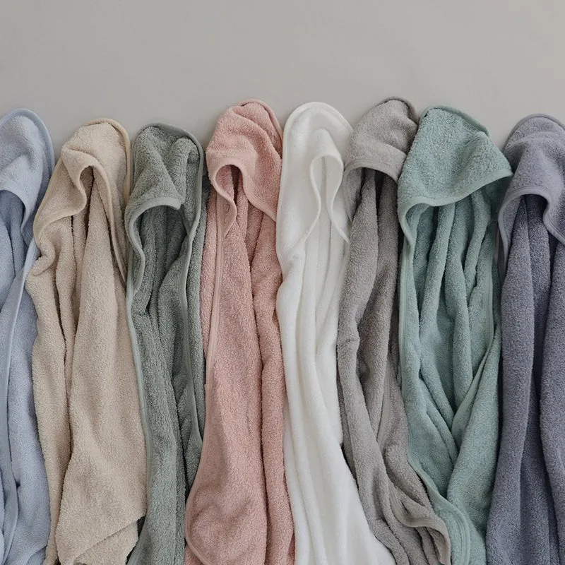 MUSHIE - Baby hooded towel Blush