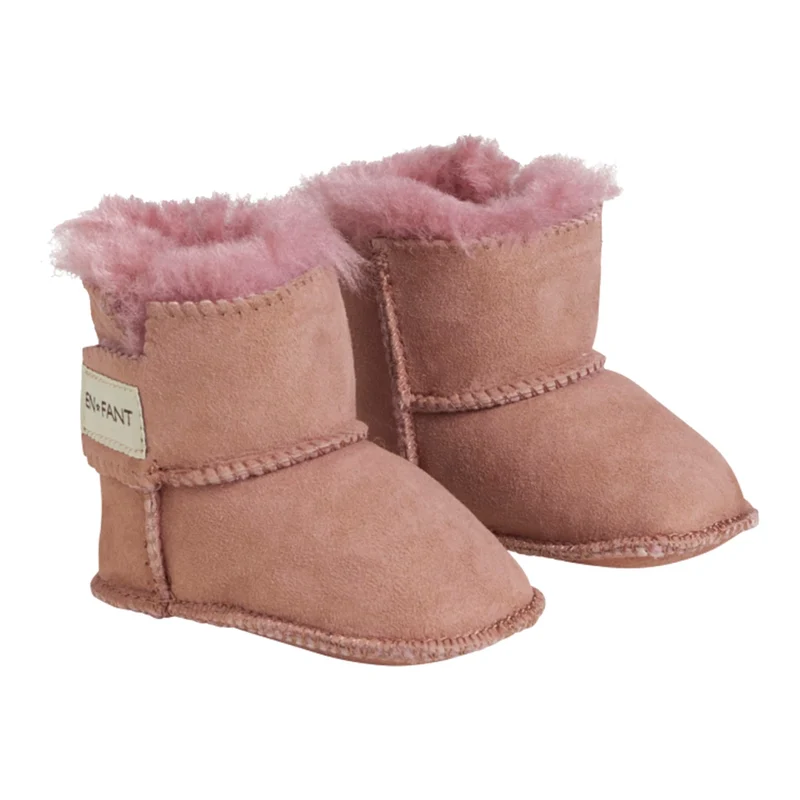 En Fant - lambskin shoes Old Rose