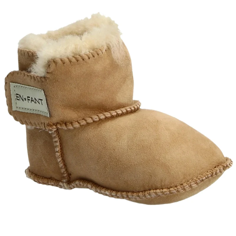 En Fant - Lambskin shoes Camel