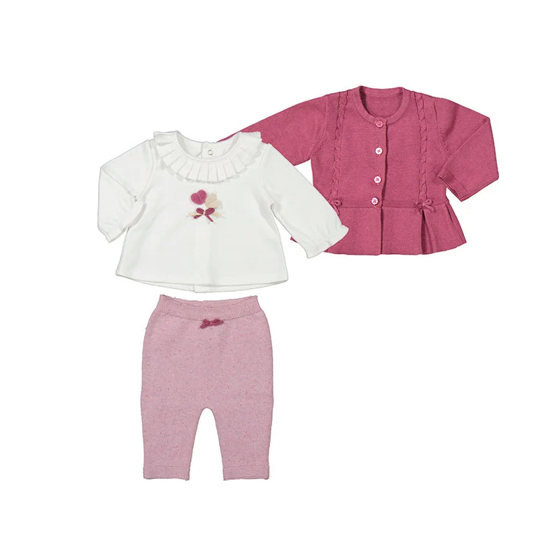 MAYORAL - Babygirl 3-piece set with leggings