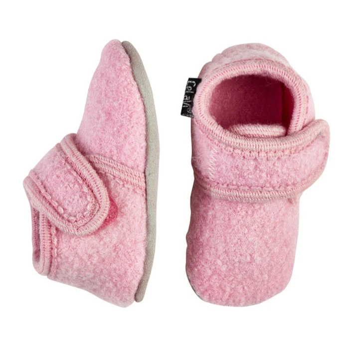 CELAVI - wool slippers / finches 100% pink