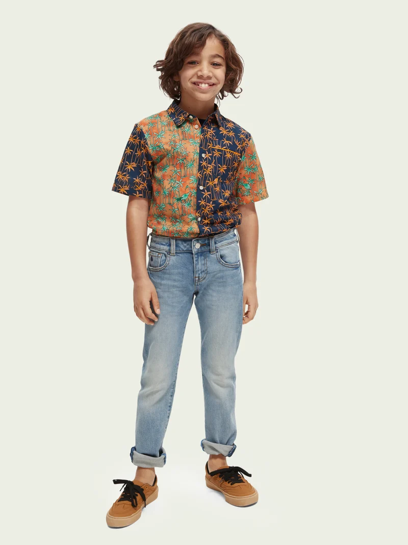 SCOTCH SHRUNK - Strummer Regular Slim Fit Jeans Coastline organic cotton