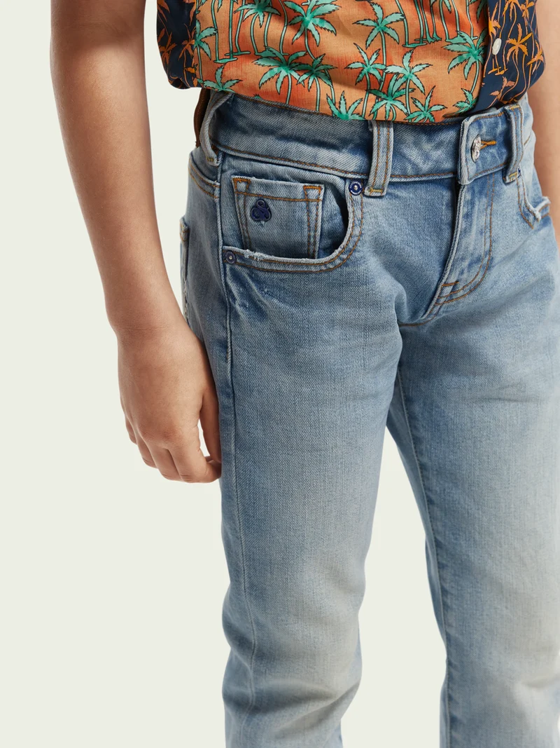 SCOTCH SHRUNK - Strummer Regular Slim Fit Jeans Coastline organic cotton