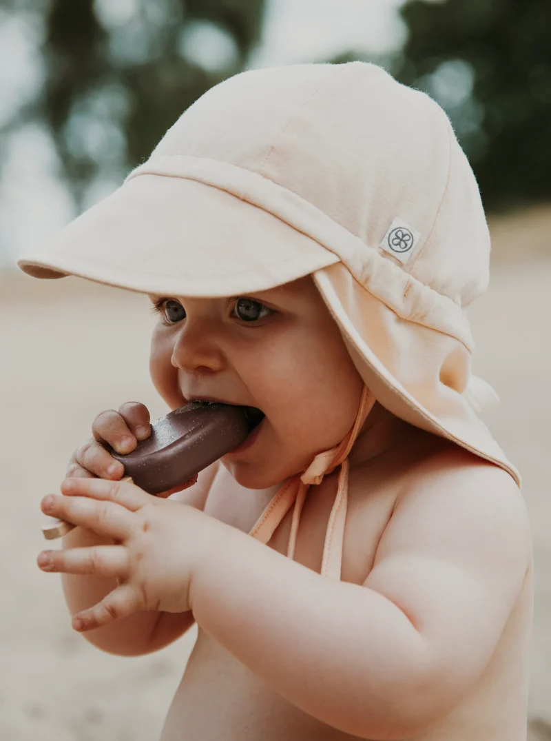 CLOBY - Reversible sun hat UPF 50+ Peachy Summer Sandy Beach