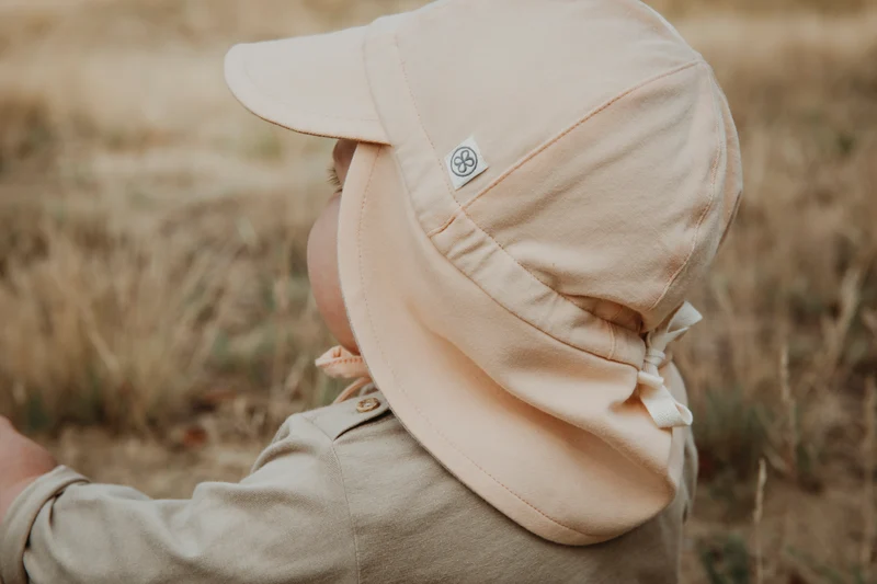 CLOBY - Reversible sun hat UPF 50+ Peachy Summer Sandy Beach