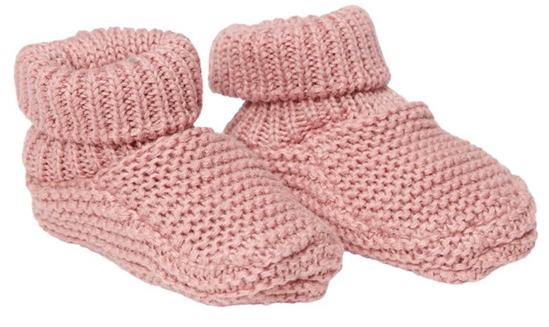 LITTLE DUTCH - Baby shoes knitted pink