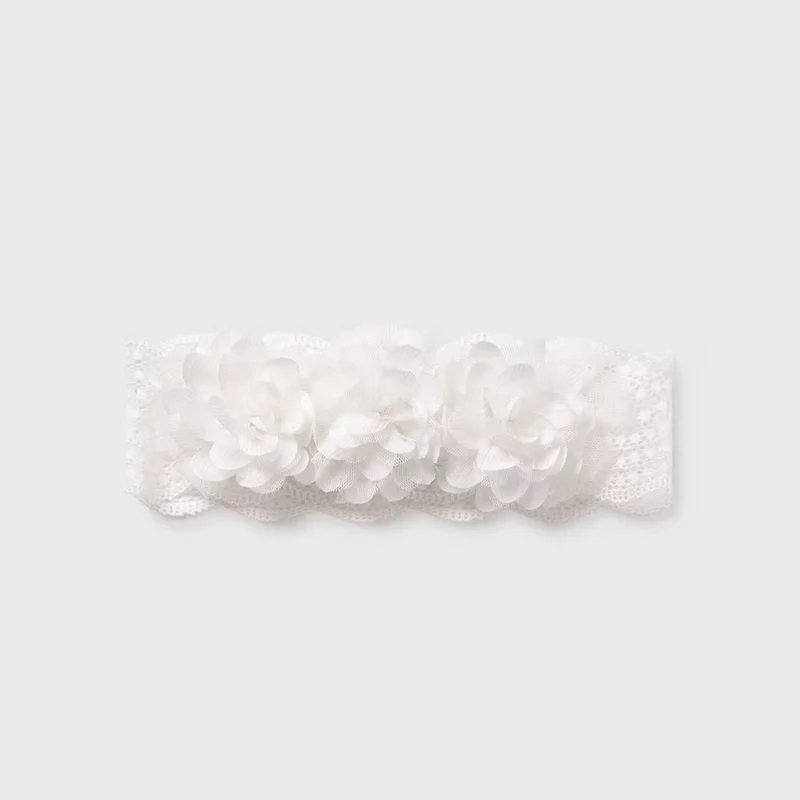 Abel & Lula - Baby headband with tulle and flowers
