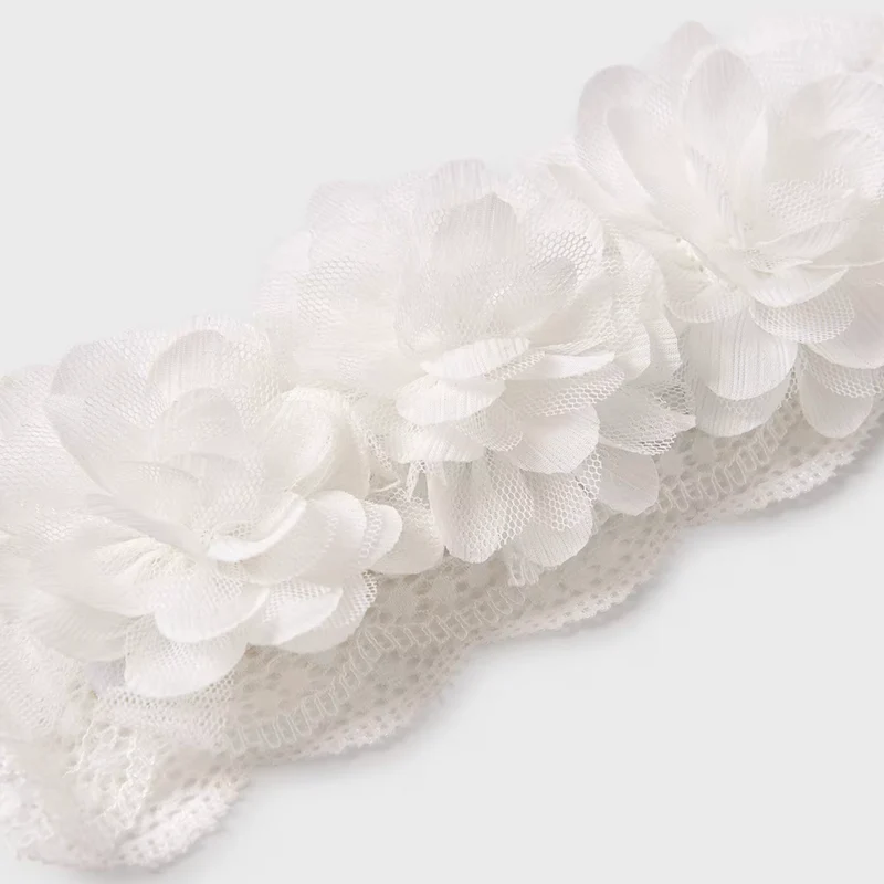 Abel & Lula - Baby headband with tulle and flowers