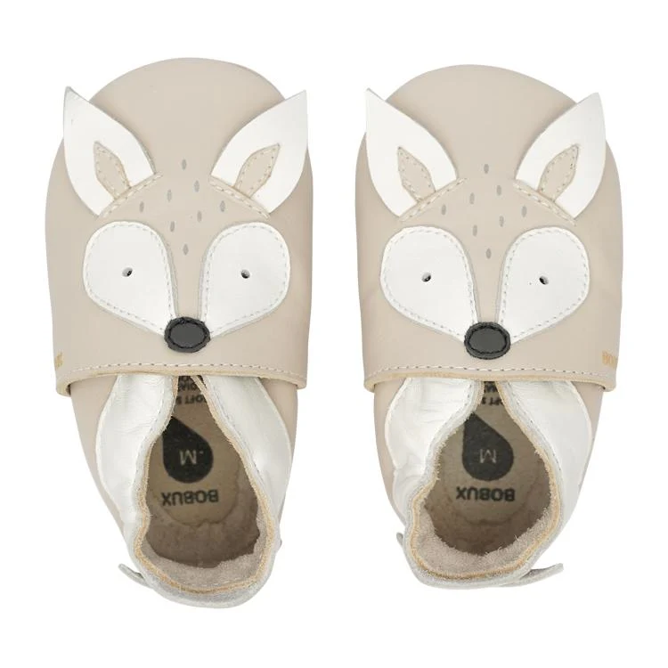 BOBUX - Lederfinken crawling shoes Little Fox Milk