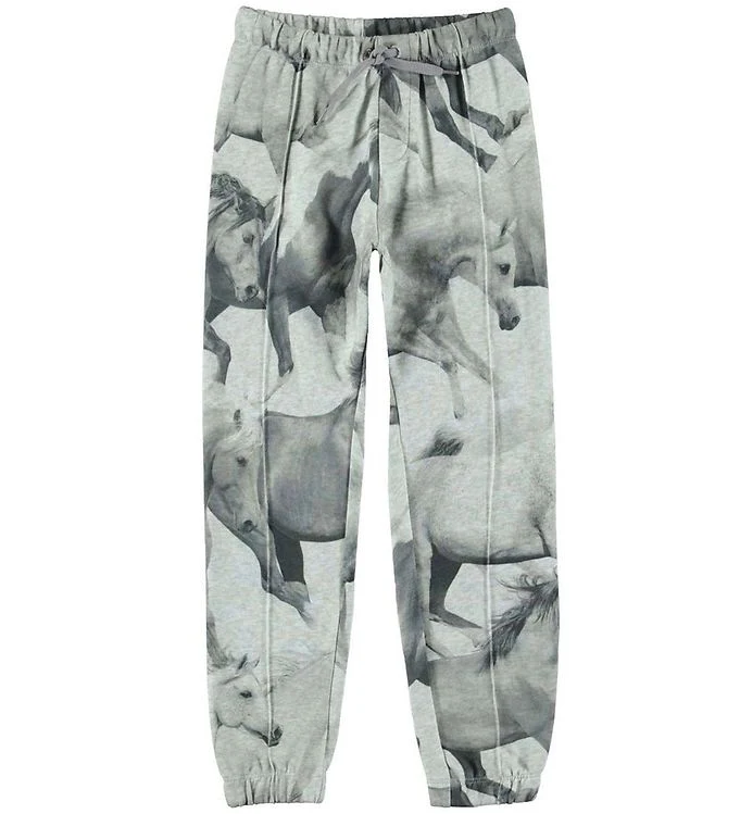 MOLO - Girls sweatpants Aura with horse print