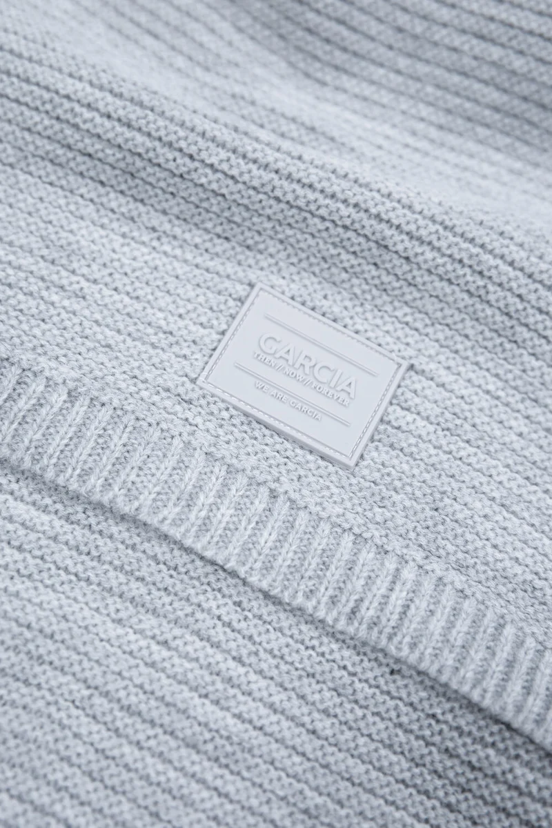 GARCIA - Girls knitted scarf grey