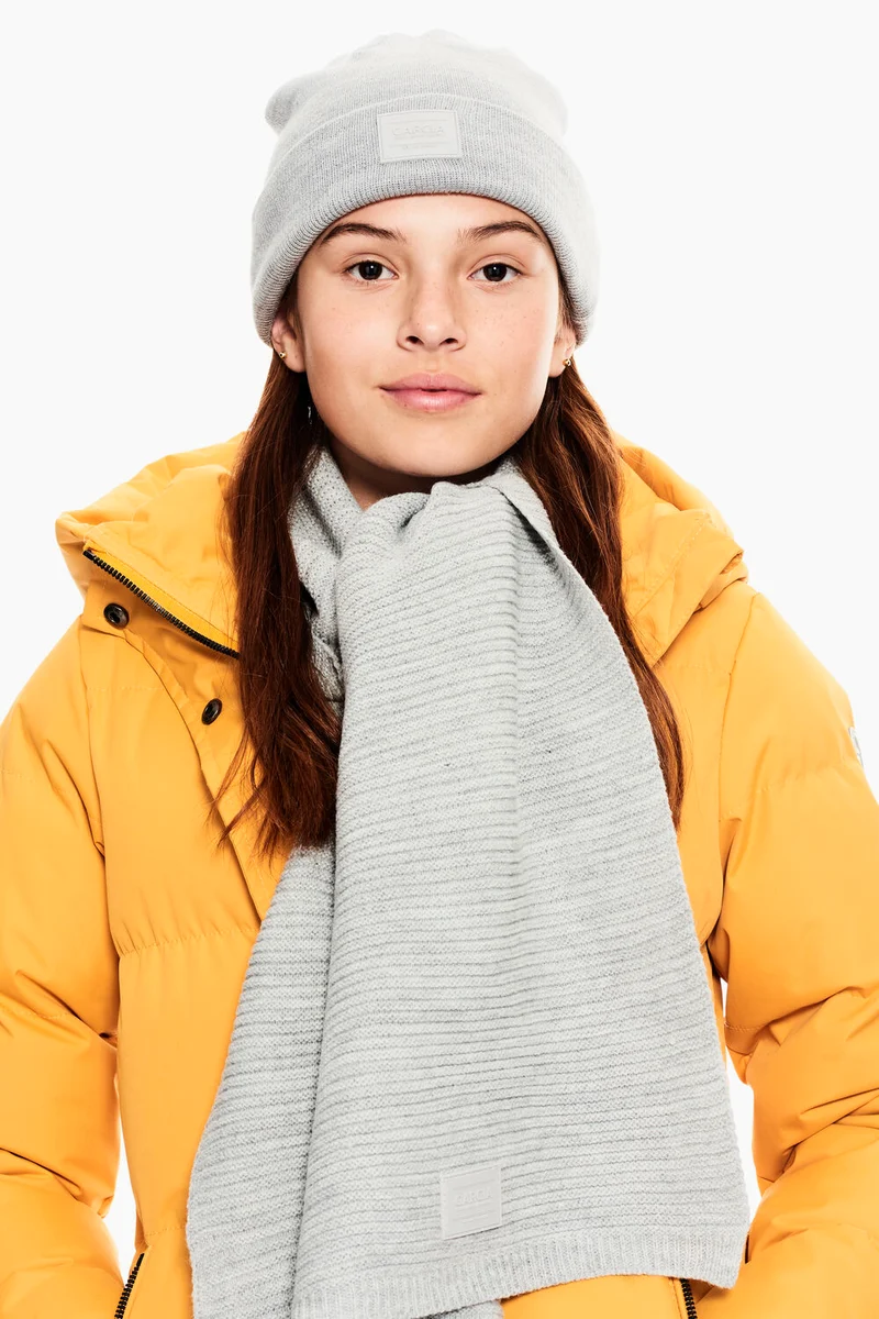 GARCIA - Girls knitted scarf grey