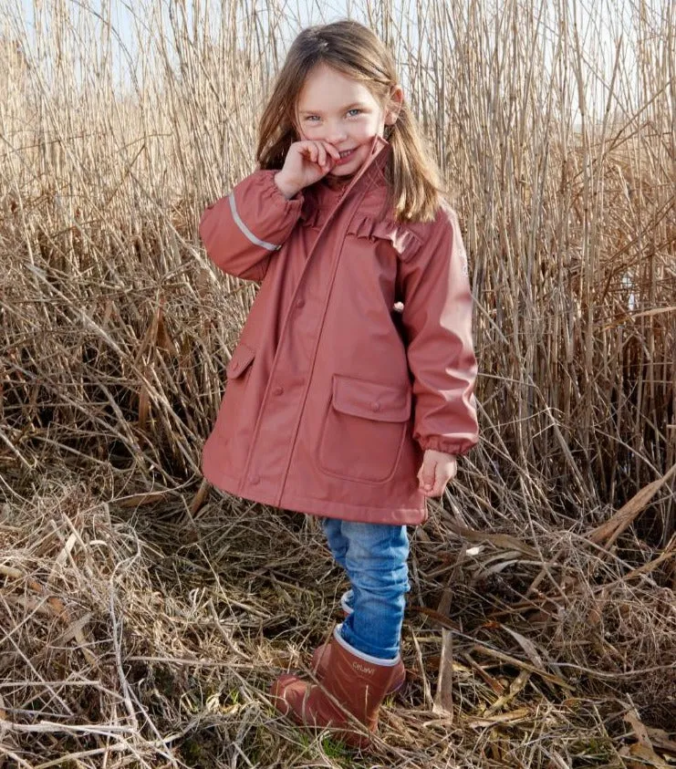 CELAVI - Thermo Rain Boots Lined Brown