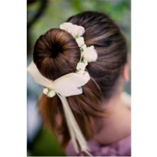 Bun Wrap Naomi white or light beige