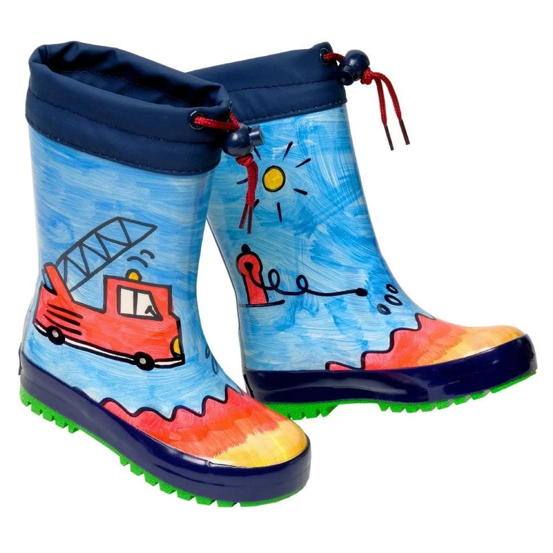 MAXIMO - Wellies fire brigade Navy/Red