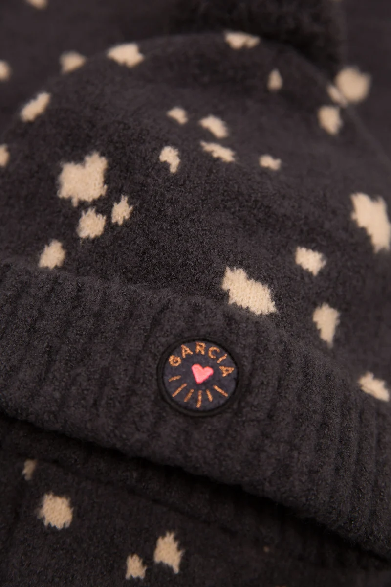 GARCIA - Girls Knitted Hat Indian Ink