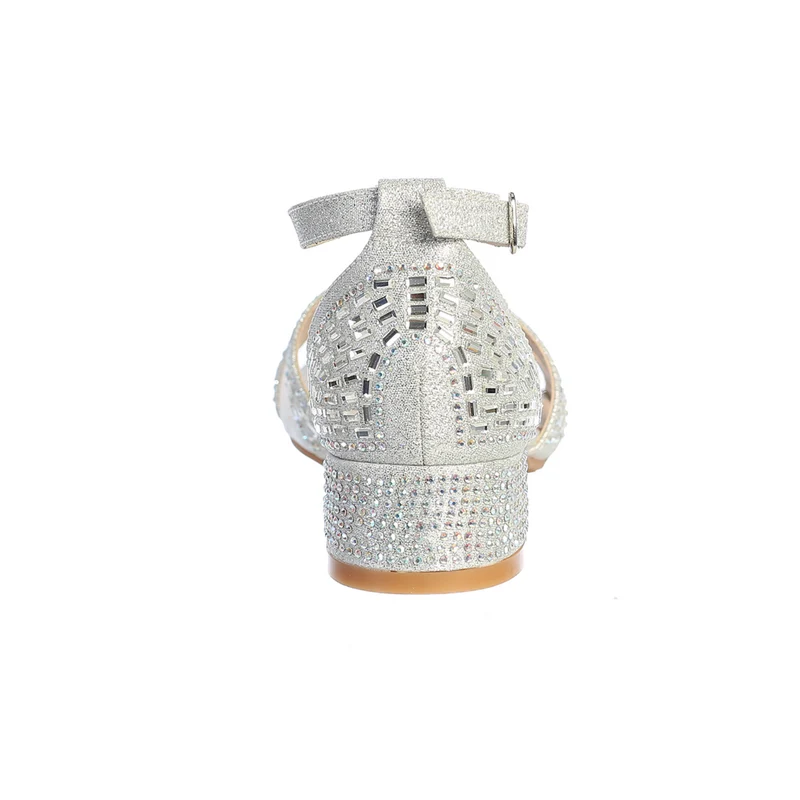 Sandals Starlight silver with rhinestones