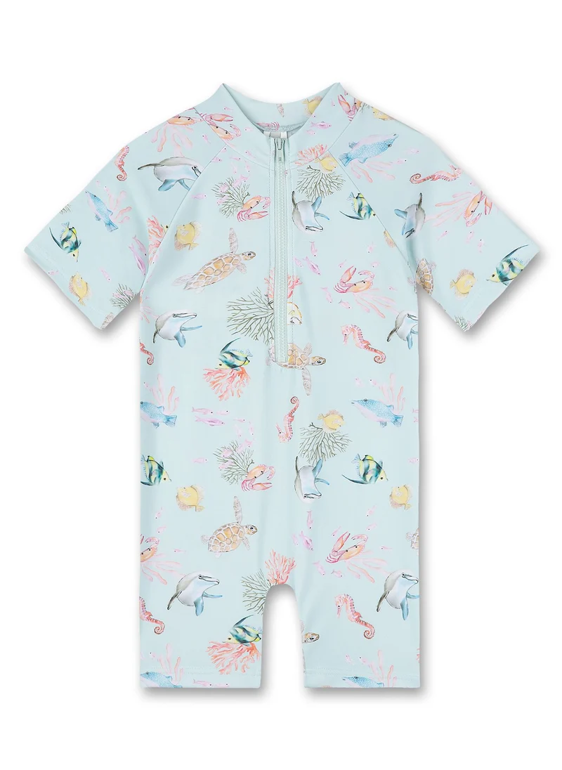 SANETTA - Girls swimsuit with UV protection 50+