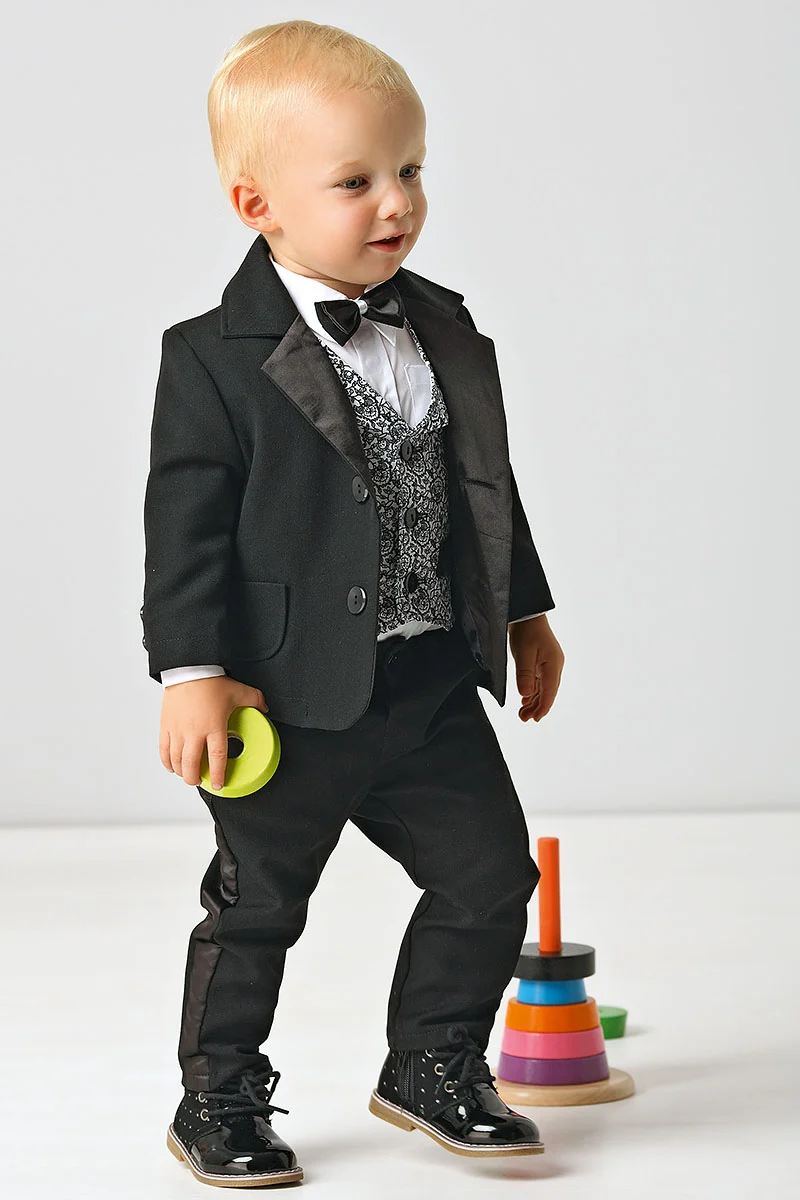 5-piece set Remo with vest and bow tie - up to size 116