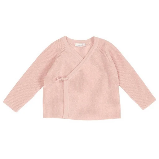 LITTLE DUTCH - Wrap Cardigan Soft Pink