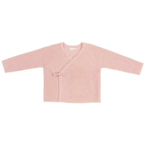 LITTLE DUTCH - Wrap Cardigan Soft Pink