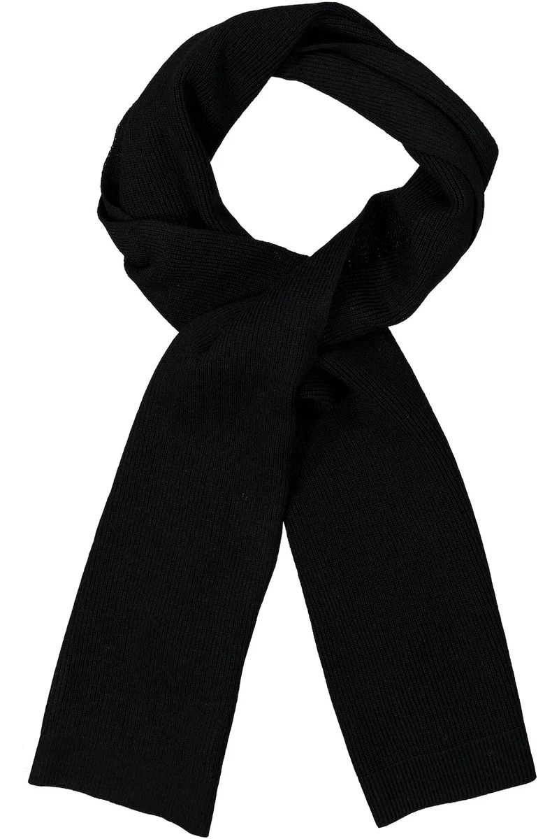 GARCIA - Girls Knitted Scarf Black