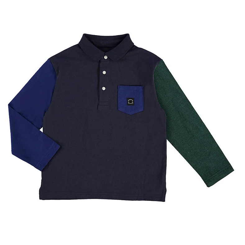 MAYORAL - Long-sleeved polo combined