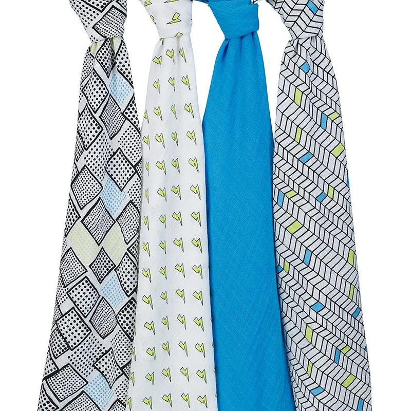aden+anais - swaddles set of 4 whiz kid classic