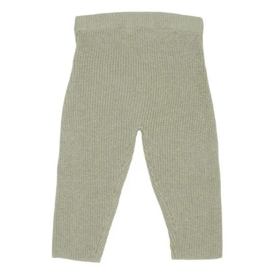 LITTLE DUTCH - Knitted Pants Green