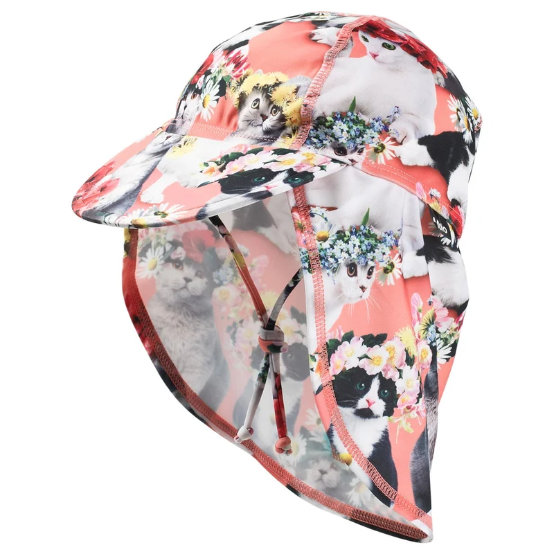 MOLO - Cap Nando Flower Power Cats UPF 50+ / GOTS certified