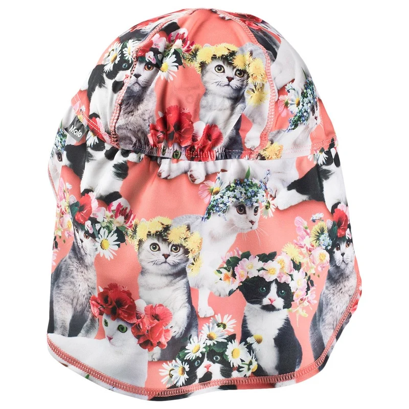 MOLO - Cap Nando Flower Power Cats UPF 50+ / GOTS certified