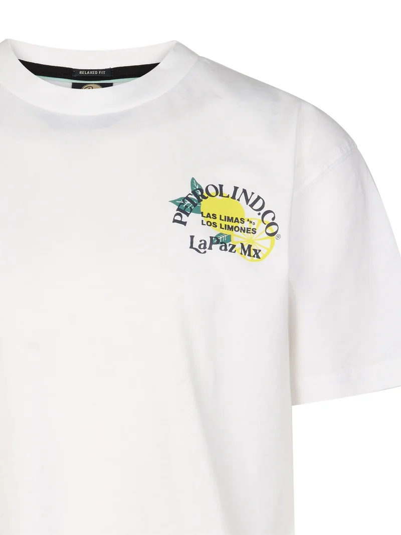 T-shirt met grafische rugprint Costa